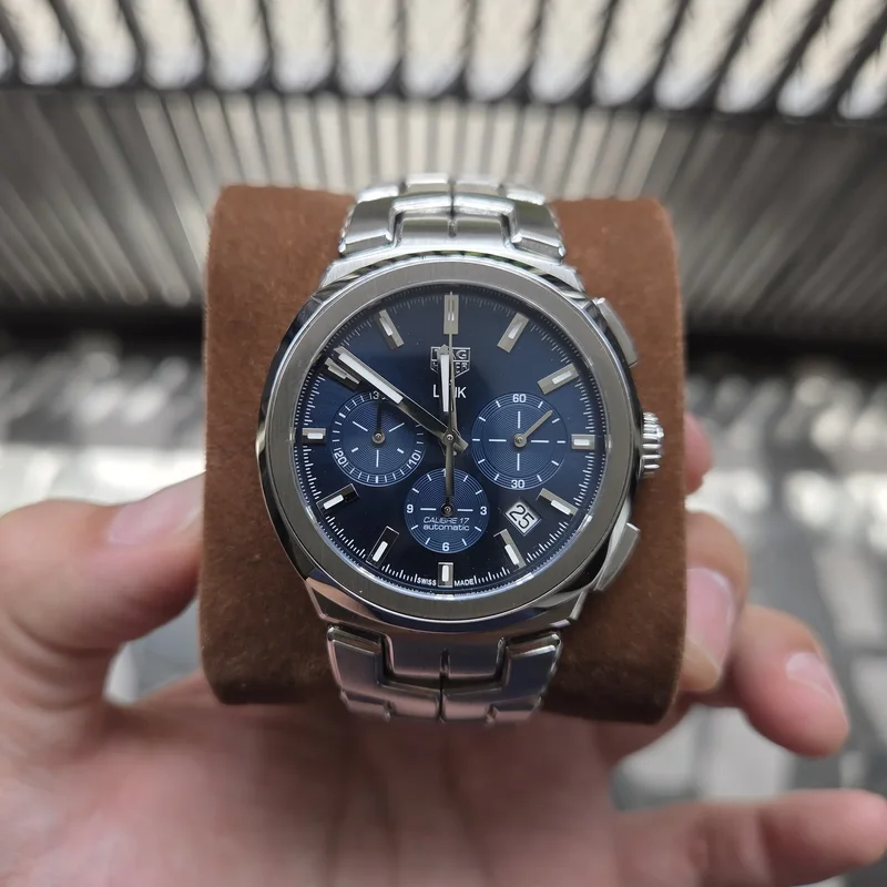 Link Calibre 17 / Blue / Stainless Steel