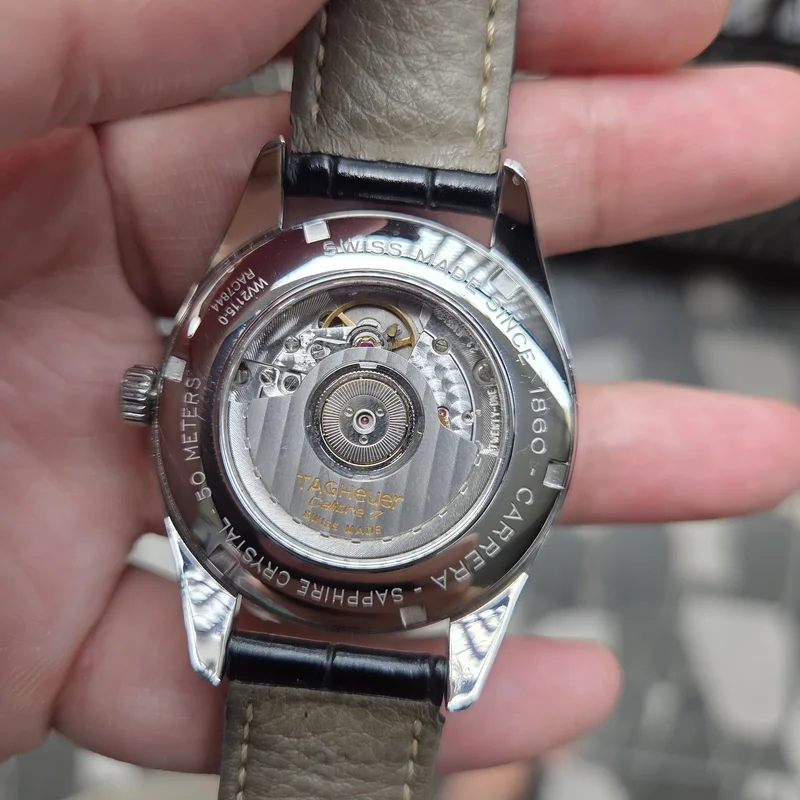 Thumb Carrera Calibre 7 Twin Time Stainless Steel / Black / Strap