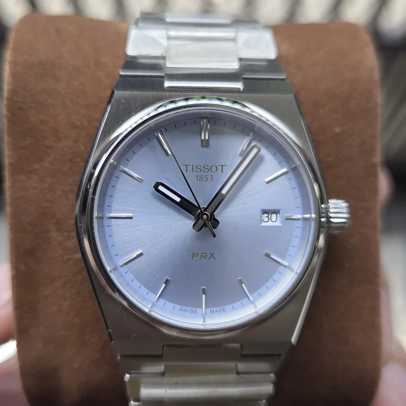 PRX Quartz 35 Stainless Steel / Ice Blue