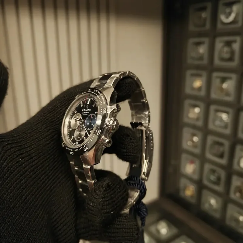 Thumb Chronomaster Sport Stainless Steel / Black / Bracelet