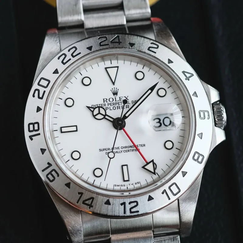 Explorer II White Tritium