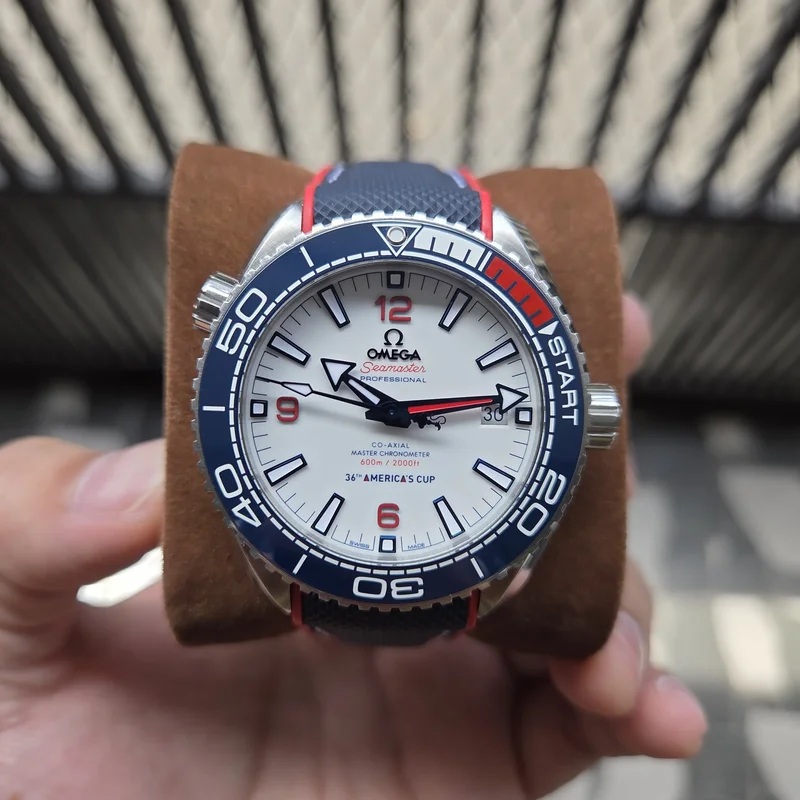 Seamaster Planet Ocean 600M Co-Axial 43.5 Master Chronometer Stainless Steel / White / America's Cup