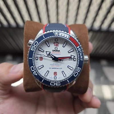 Seamaster Planet Ocean 600M Co-Axial 43.5 Master Chronometer Stainless Steel / White / America's Cup