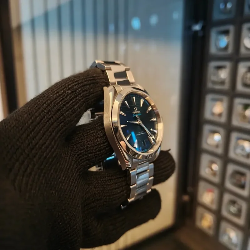 Thumb Seamaster Aqua Terra 150M Master Chronometer 41 Stainless Steel / Blue / Bracelet