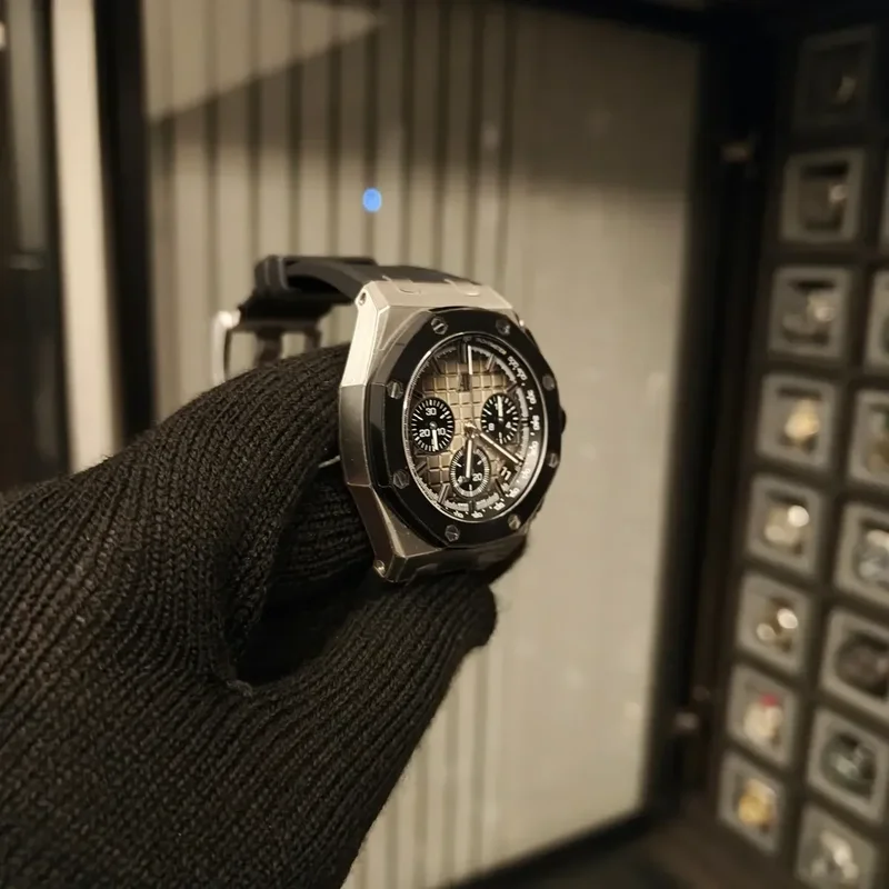 Thumb Royal Oak Offshore 43 Stainless Steel / Ceramic / Taupe