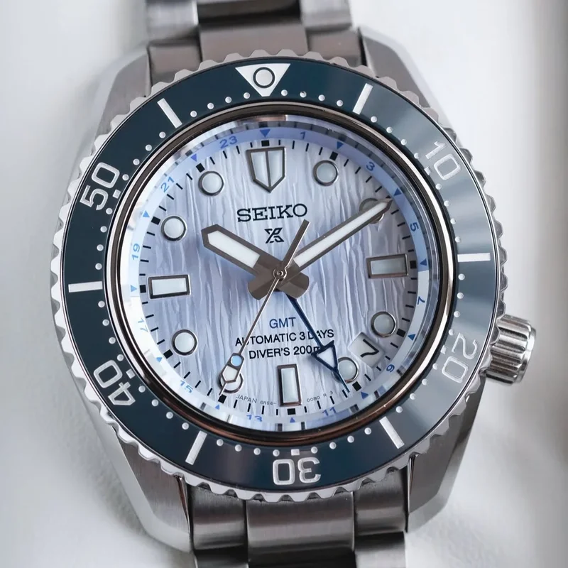 Prospex SPB385J1 Baby Marinemaster GMT Save the Ocean / Stainless Steel / Limited Edition