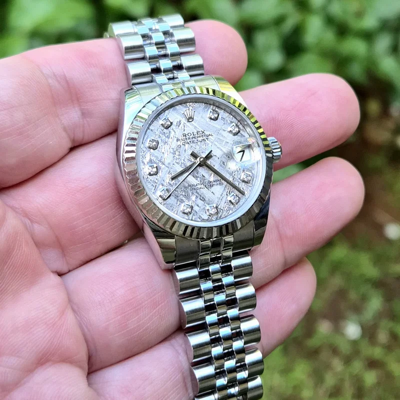 Thumb Datejust 31 Stainless Steel Fluted / Jubilee / Meteorite