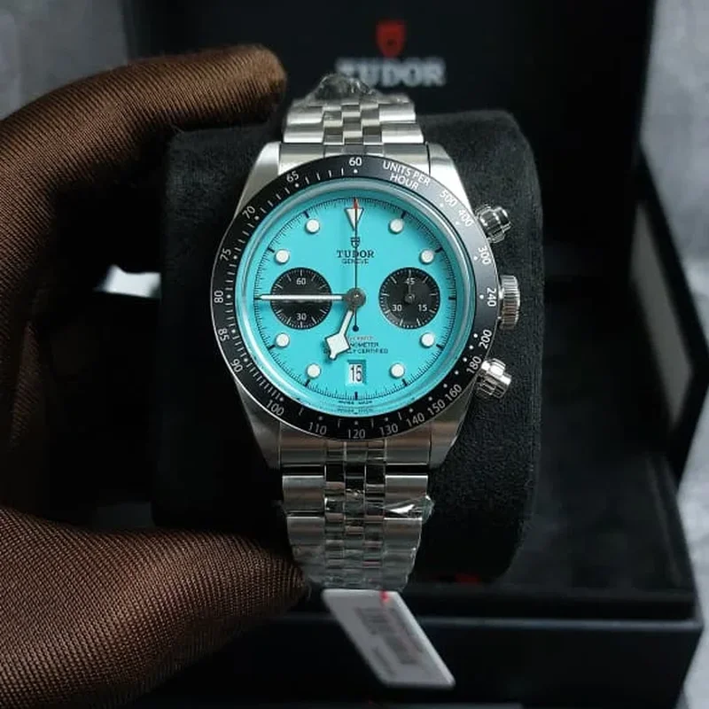 Thumb Heritage Black Bay Chronograph / Stainless Steel / Turquoise