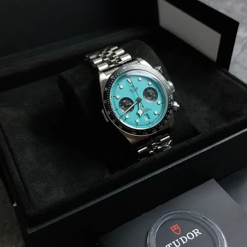 Thumb Heritage Black Bay Chronograph / Stainless Steel / Turquoise