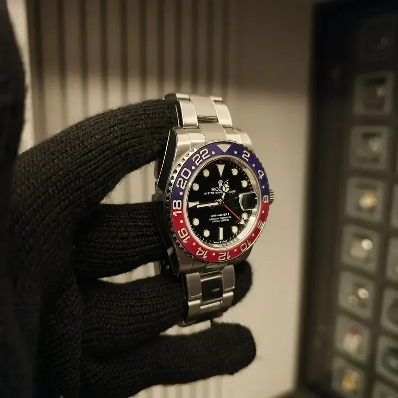 Thumb GMT-Master II Stainless Steel / BLRO / Oyster
