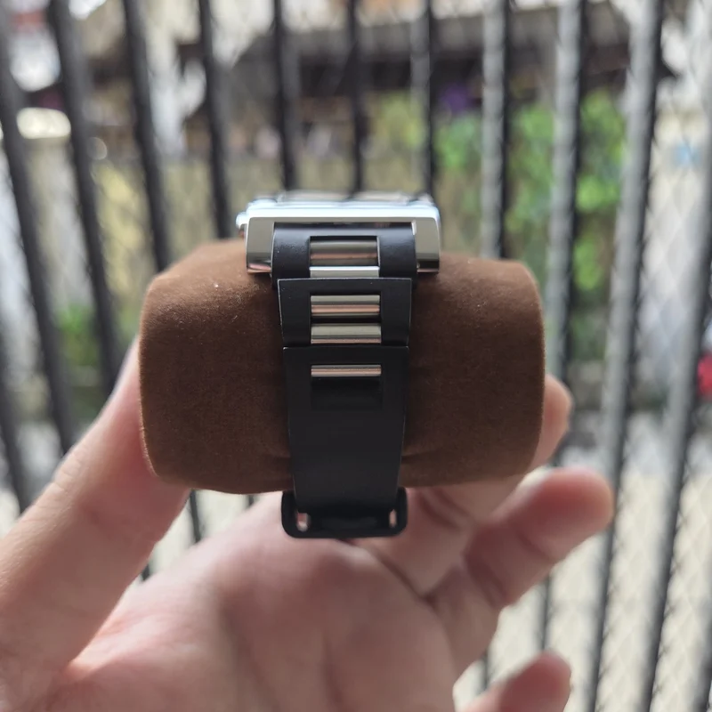 Thumb Rettangolo Chronograph Quartz / Stainless Steel / Black