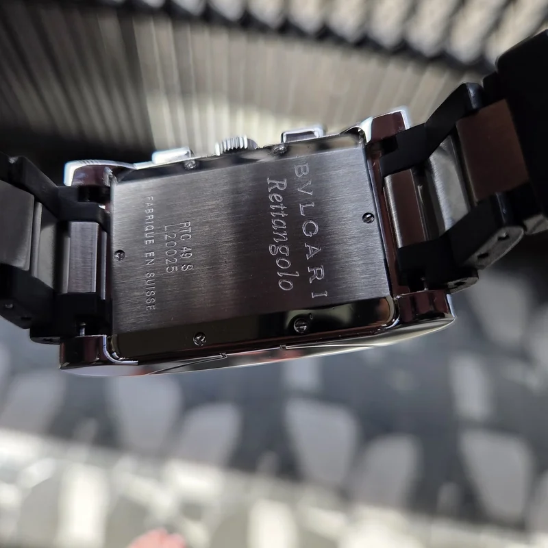 Thumb Rettangolo Chronograph Quartz / Stainless Steel / Black