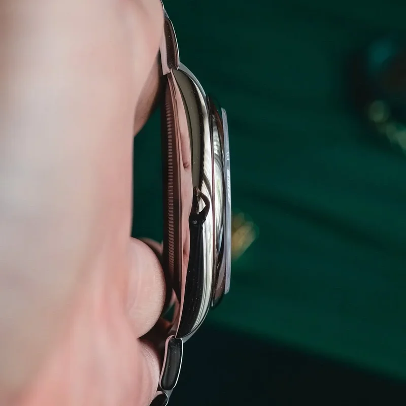 Thumb Oyster Perpetual 41 Stainless Steel / Blue