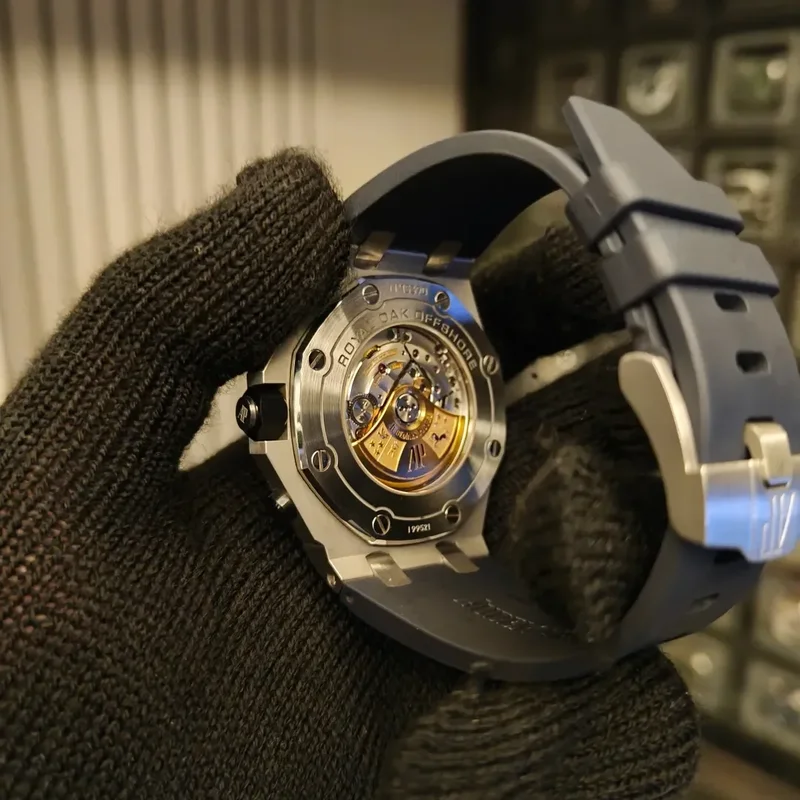 Thumb Royal Oak Offshore 26470 Stainless Steel / Blue / Rubber