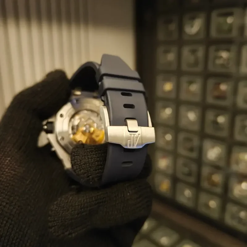 Thumb Royal Oak Offshore 26470 Stainless Steel / Blue / Rubber