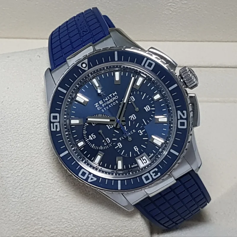 El Primero Stratos Flyback Blue