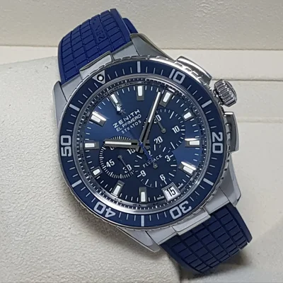 El Primero Stratos Flyback Blue