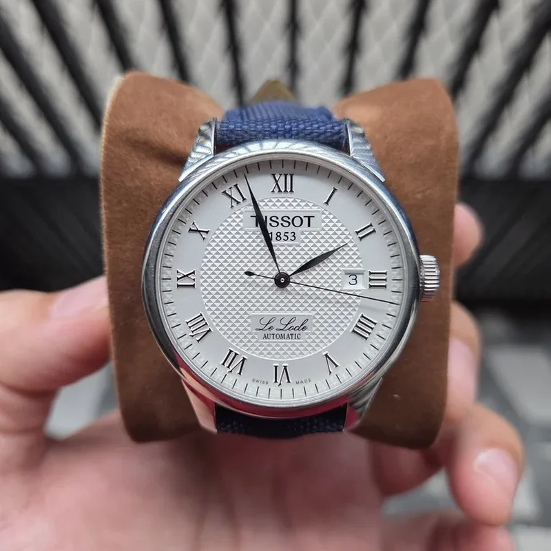 Thumb Le Locle Automatic 39.3 Stainless Steel / Silver / Strap