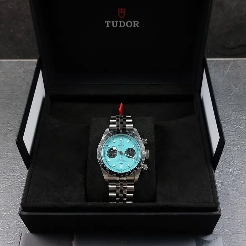 Thumb Heritage Black Bay Chronograph / Stainless Steel / Turquoise