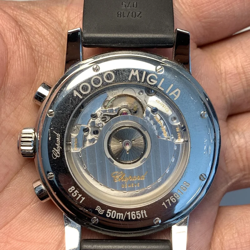 Thumb Mille Miglia Chronograph Silver / Rubber