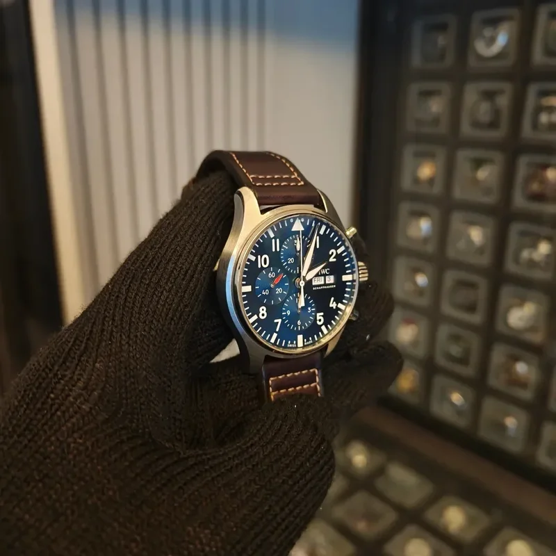 Thumb Pilot's Watch Chronograph Stainless Steel / Le Petit Prince