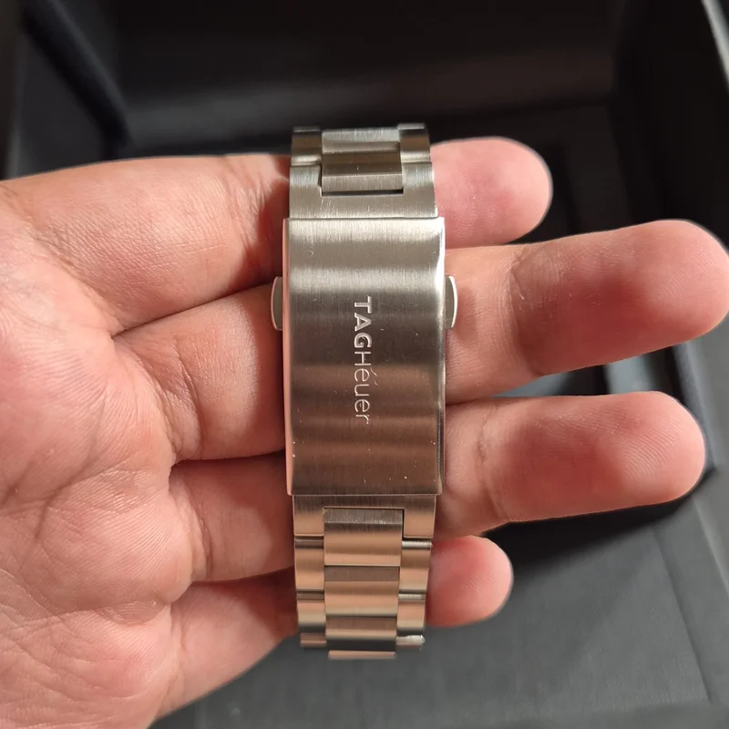 Thumb Aquaracer 300M Quartz Chronograph 43 Stainless Steel / Black / Bracelet