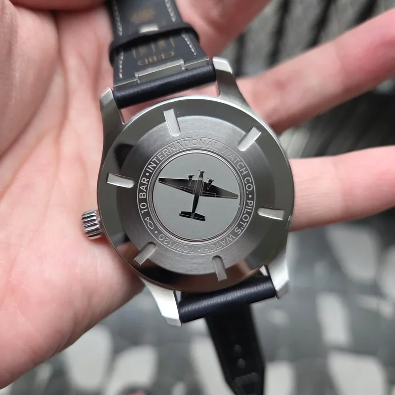 Thumb Pilot's Watch Mark XX Stainless Steel / Blue