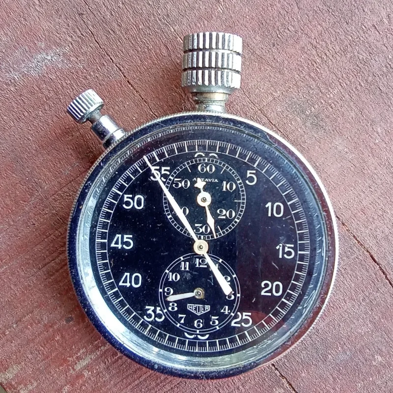 Autavia Stopwatch Panel Clock