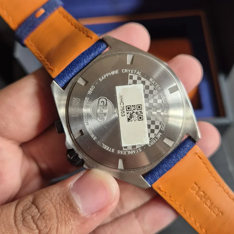 Thumb Formula 1 Quartz Chronograph 43mm / Gulf / Stainless Steel