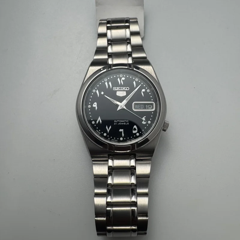 Thumb 5 Automatic Japan Made SNK063J5 Arabic Black