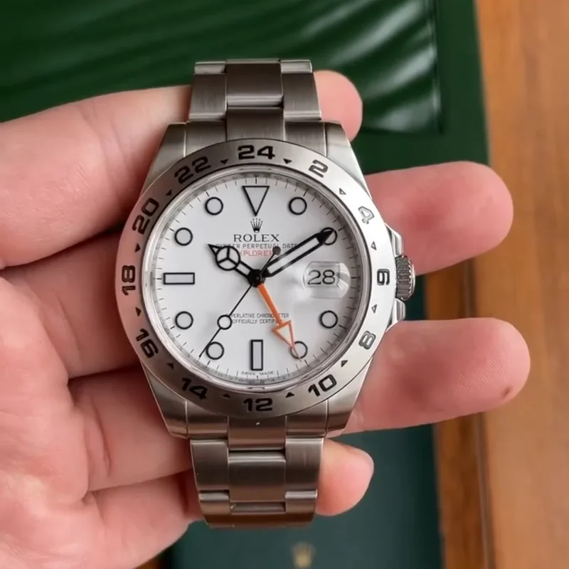 Explorer II Stainless Steel / White