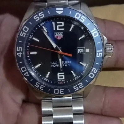 Formula 1 Quartz 43 Stainless Steel / Blue / Bracelet