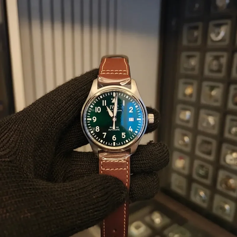 Pilot's Watch Mark XX Stainless Steel / Green