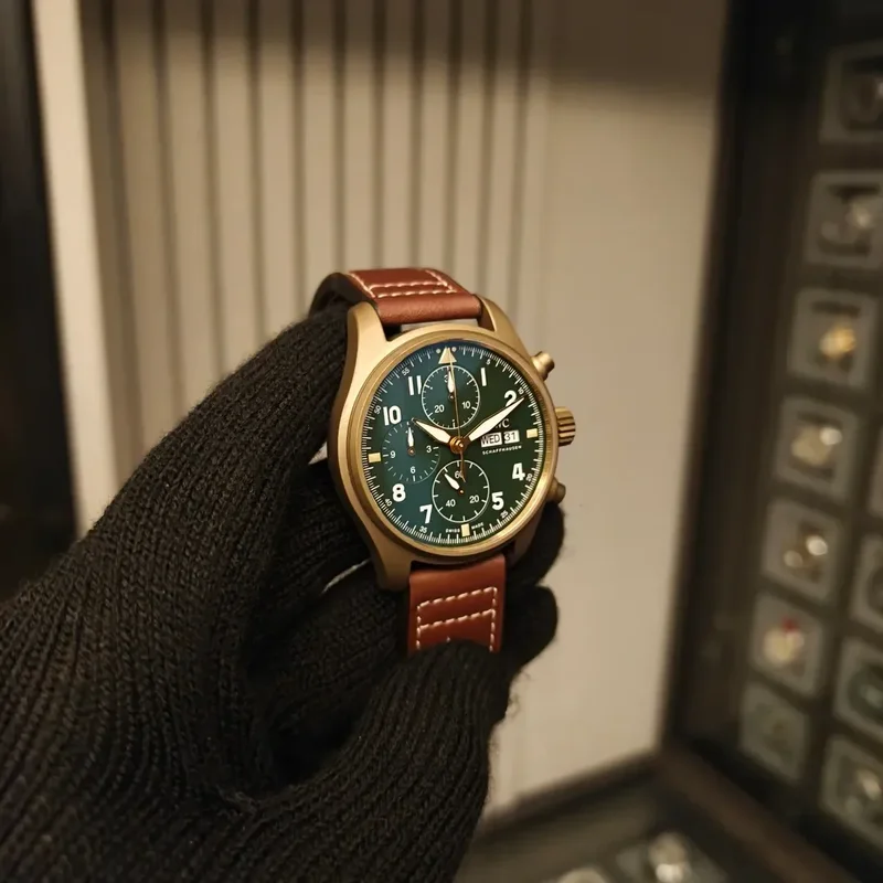 Thumb Pilot's Watch Spitfire Chronograph Spitfire Bronze / Green