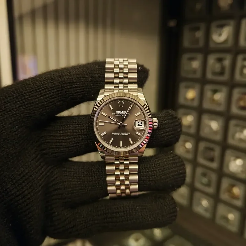 Datejust 31 Stainless Steel Fluted / Jubilee / Grey
