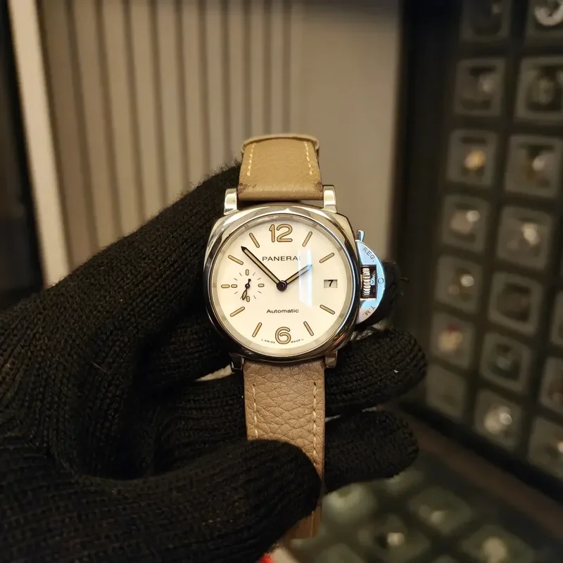 Luminor Piccolo Due 38 Automatic Stainless Steel / White