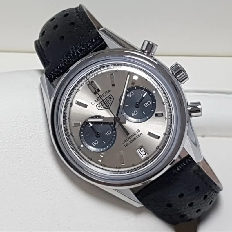 Carrera Calibre 18 Stainless Steel / Silver / Telemeter