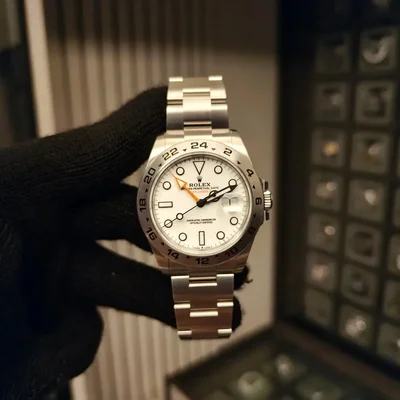 Explorer II Stainless Steel / White