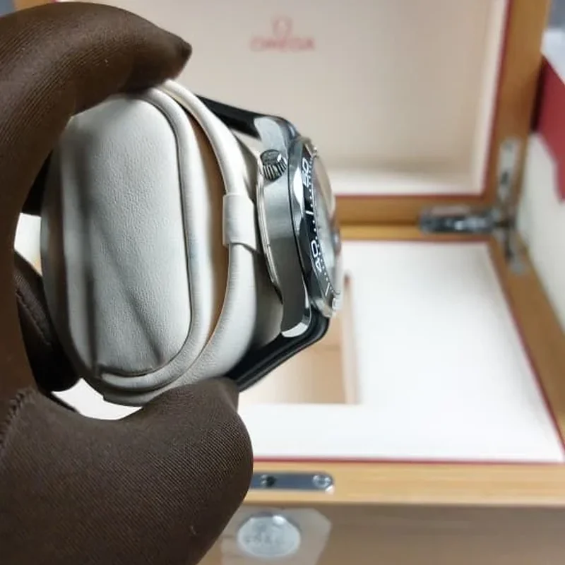 Thumb Seamaster Diver 300M Master Co-Axial 42 Stainless Steel / White / Rubber