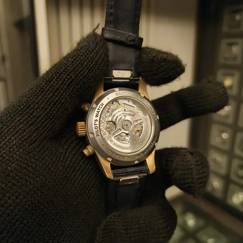 Thumb Pilot's Watch Chronograph 41 Bronze / Blue