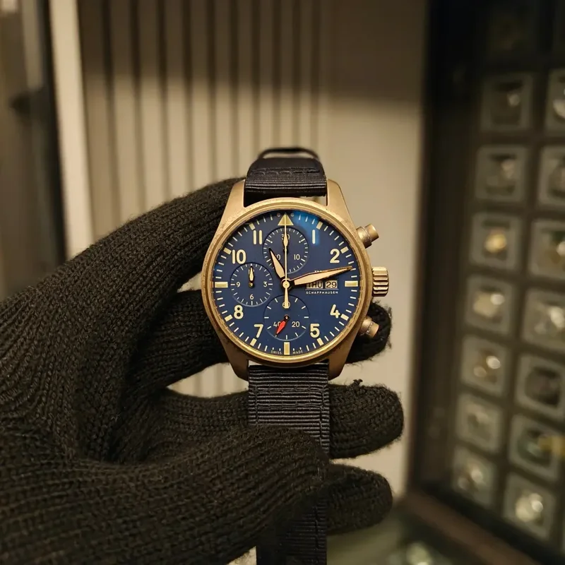Pilot's Watch Chronograph 41 Bronze / Blue