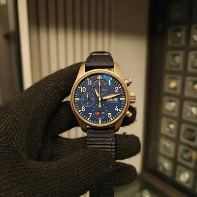 Pilot's Watch Chronograph 41 Bronze / Blue