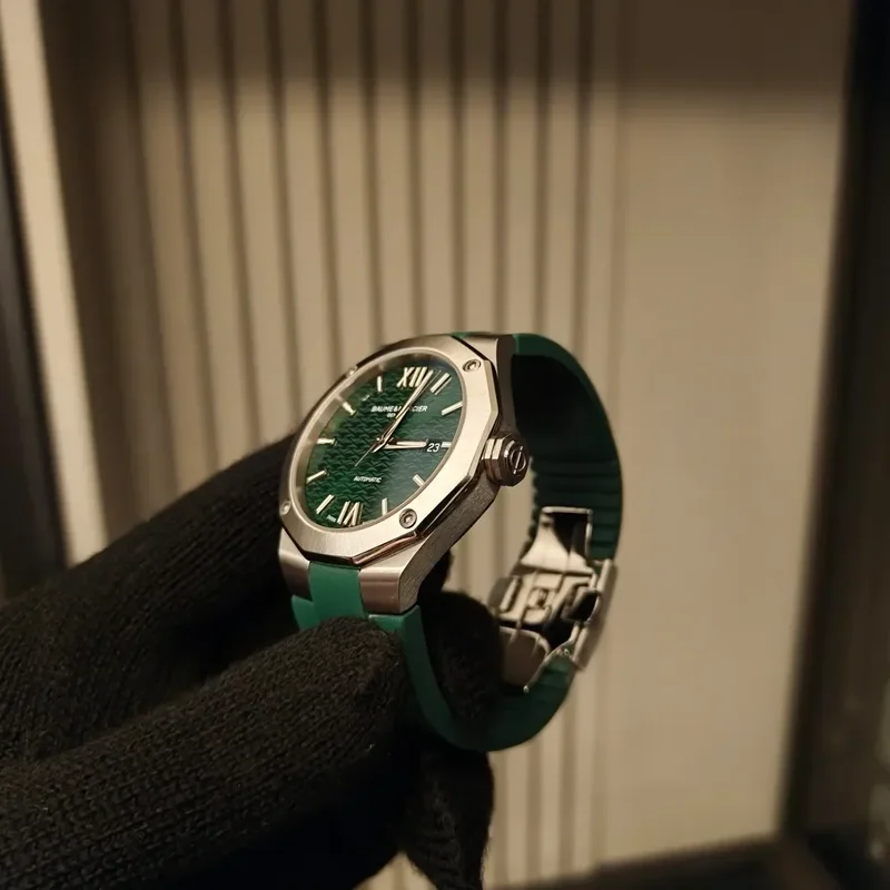 Thumb Riviera 42 Stainless Steel / Green / Rubber