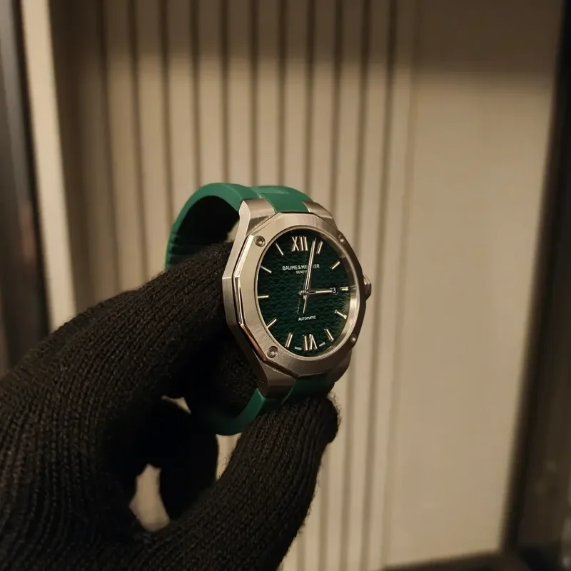 Thumb Riviera 42 Stainless Steel / Green / Rubber