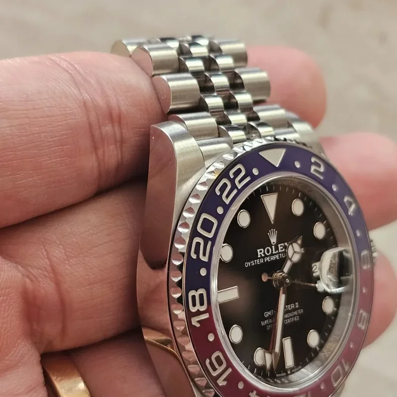 Thumb GMT-Master II Stainless Steel / BLRO / Jubilee