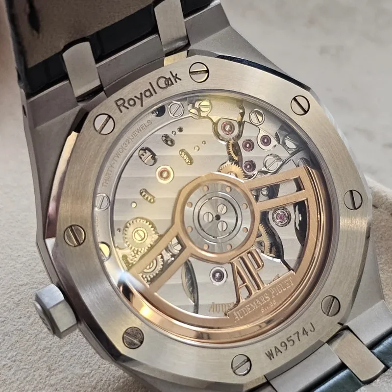 Thumb Royal Oak Selfwinding 41 Stainless Steel / Green / 50th Anniversary