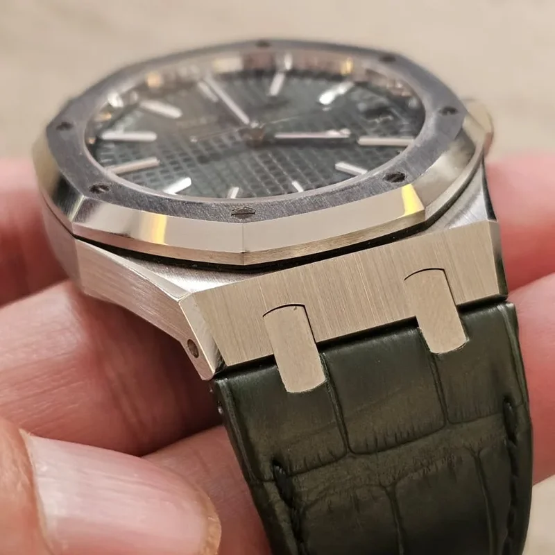 Thumb Royal Oak Selfwinding 41 Stainless Steel / Green / 50th Anniversary