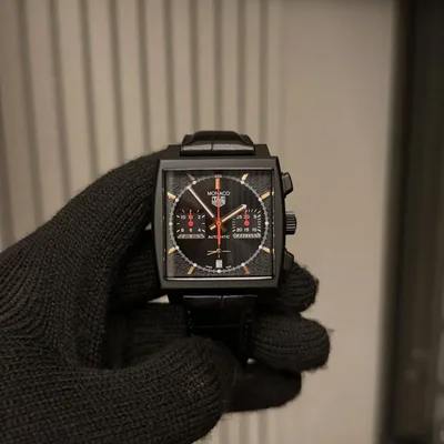 Monaco Calibre Heuer 02 Titanium DLC / Black