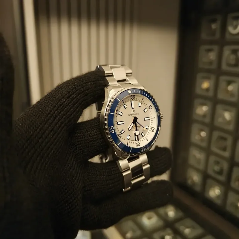 Thumb SuperOcean Automatic 42 Stainless Steel / White / Bracelet