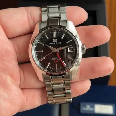 Automatic Hi Beat 36000 GMT Stainless Steel / Black  / Bracelet